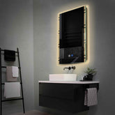 LED Spiegel Vertikal | Touch-Schalter | Anti-Beschlag-Funktion | Warmweißes Licht - Reyze Seria Edge Model 3